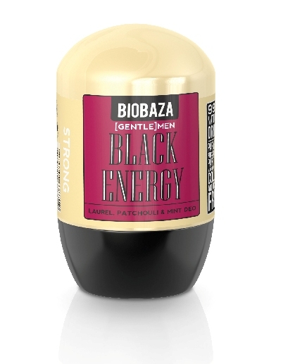 Deodorant natural pentru barbati BLACK ENERGY (dafin si patchouli) – BIOBAZA