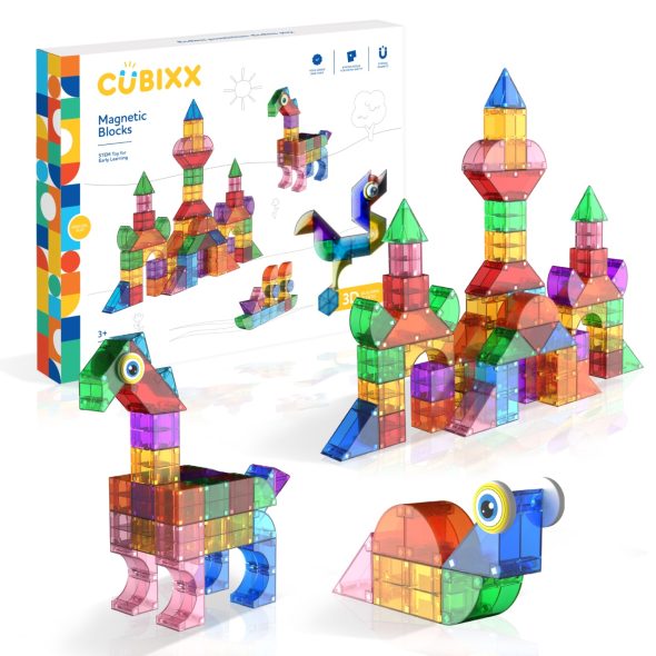 Blocuri magnetice Cubixx, 85 piese