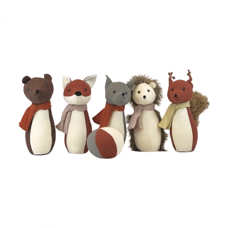 Joc popice Animale din padure, Egmont Toys Joc popice Animale din padure, Egmont Toys