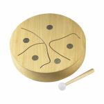 Jucarie Montessori Instrument muzical toba de lemn, Egmont Toys - imaginea 1 Jucarie Montessori Instrument muzical toba de lemn, Egmont Toys - imaginea 1