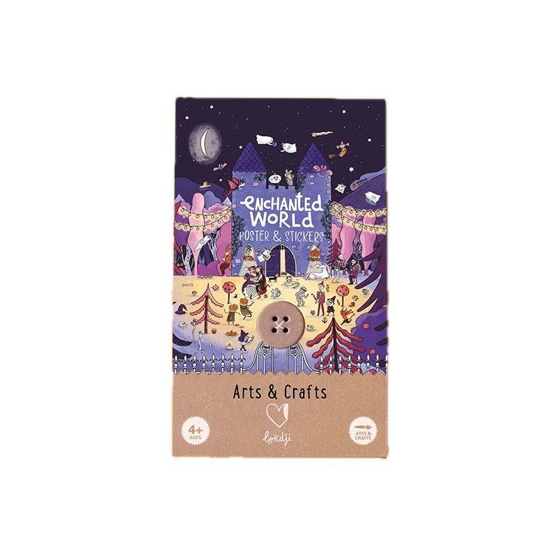 O lume bizara – poster cu stickere, Londji O lume bizara – poster cu stickere, Londji