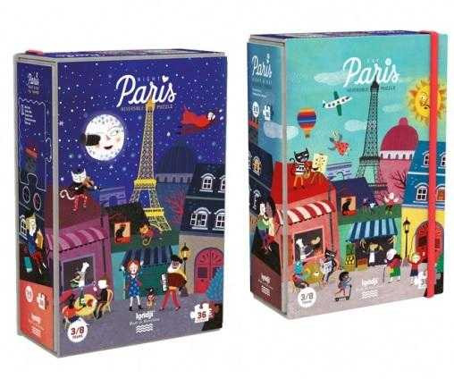 Puzzle Londji, Noapte si zi la Paris Puzzle Londji, Noapte si zi la Paris
