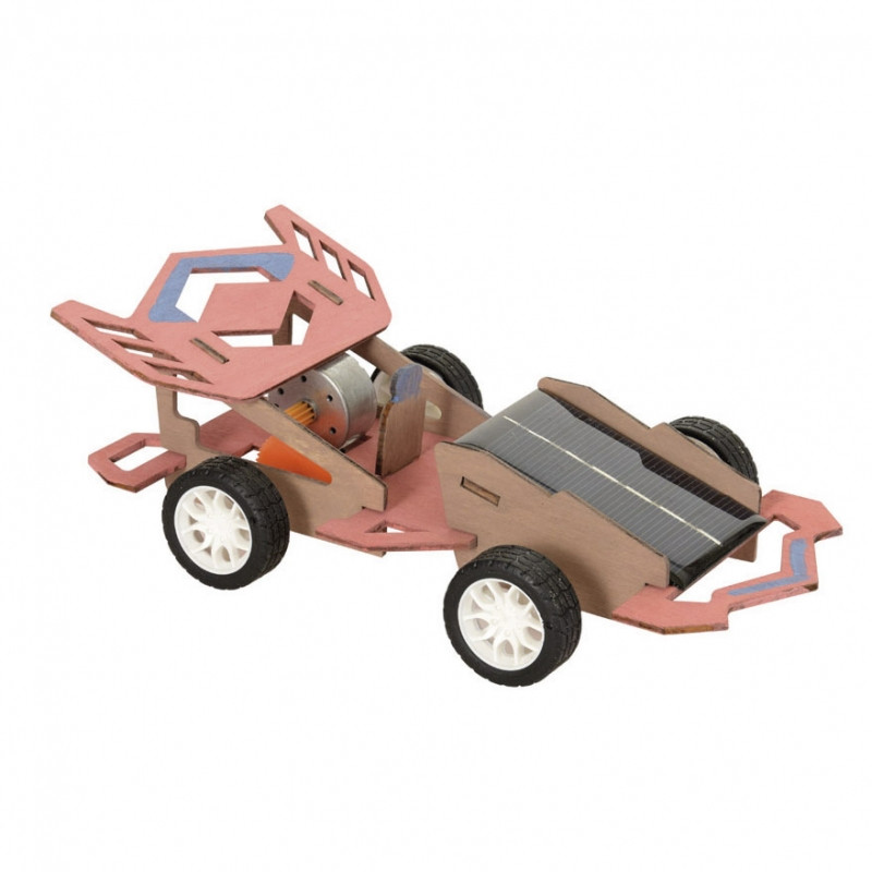 Set creativ si educativ Masina de curse cu panou solar, Egmont Toys Set creativ si educativ Masina de curse cu panou solar, Egmont Toys