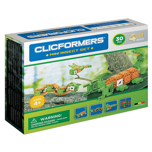 Set de construit Clicformers- Insecte, 30 piese Set de construit Clicformers- Insecte, 30 piese