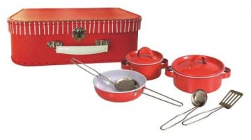 Set vase metalice rosii, Egmont Toys - imaginea 1