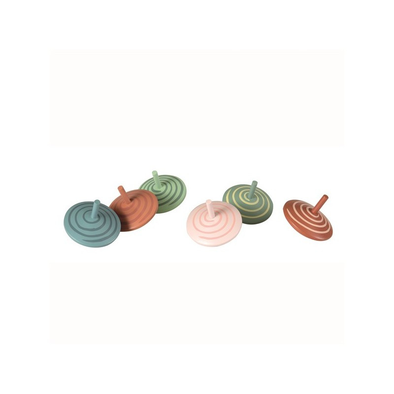 Titirez colorat din lemn, Egmont Toys Titirez colorat din lemn, Egmont Toys