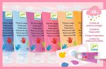 6 culori de pictat cu mana Sweet, Djeco - imaginea 2 6 culori de pictat cu mana Sweet, Djeco - imaginea 2