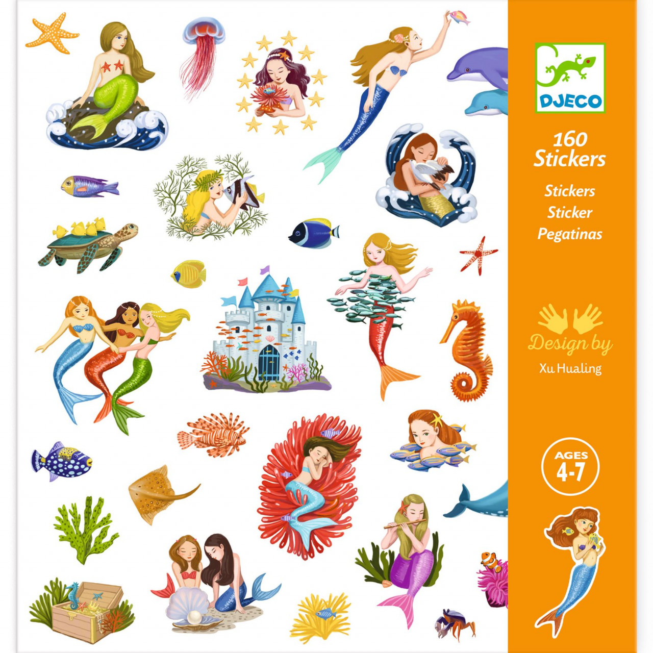 Abtibilduri Sirene, Djeco - imaginea 1 Abtibilduri Sirene, Djeco - imaginea 1