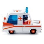 Ambulanta Hurry Ambulance Colectia Crazy Motors, Djeco - imaginea 2 Ambulanta Hurry Ambulance Colectia Crazy Motors, Djeco - imaginea 2
