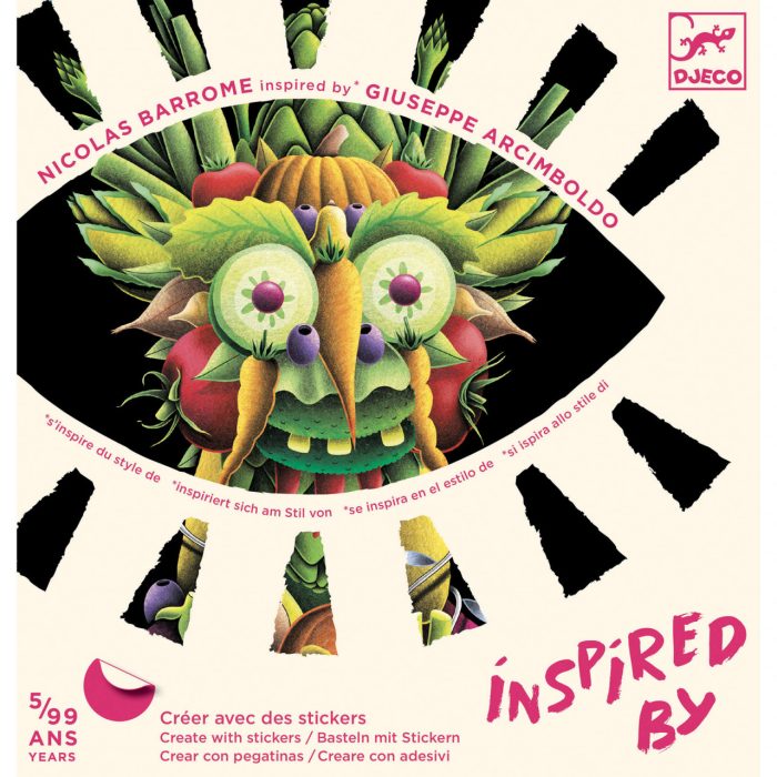 Atelier colaj Manierism Inspired by Arcimboldo, Djeco - imaginea 2