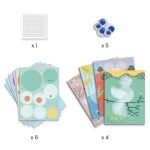 Atelier creativ Cercuri si cerculete de lipit, Djeco - imaginea 3 Atelier creativ Cercuri si cerculete de lipit, Djeco - imaginea 3