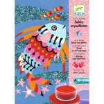 Atelier creativ cu nisip colorat Pesti stralucitori, Djeco - imaginea 2