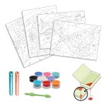 Atelier creativ cu nisip colorat Pesti stralucitori, Djeco - imaginea 5