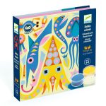Atelier creativ cu nisip fluorescent Luminile din ocean, Djeco - imaginea 1