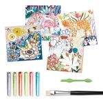 Atelier creativ cu sclipici Tropico, Djeco - imaginea 3 Atelier creativ cu sclipici Tropico, Djeco - imaginea 3