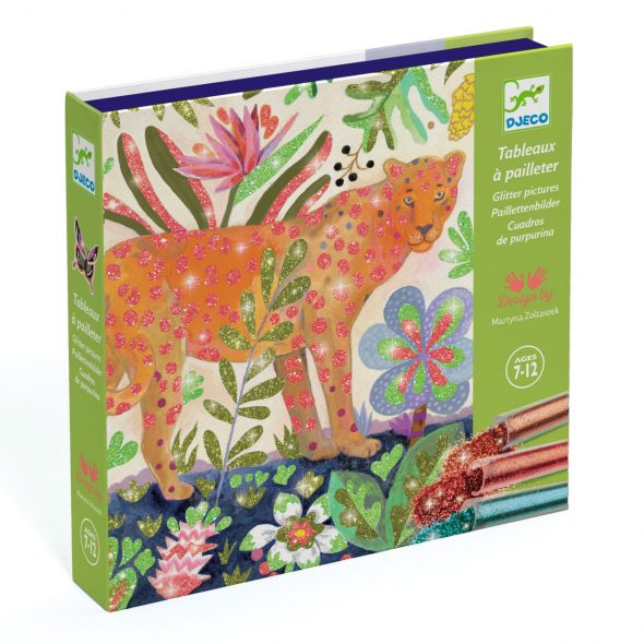 Atelier creativ cu sclipici Tropico, Djeco - imaginea 1