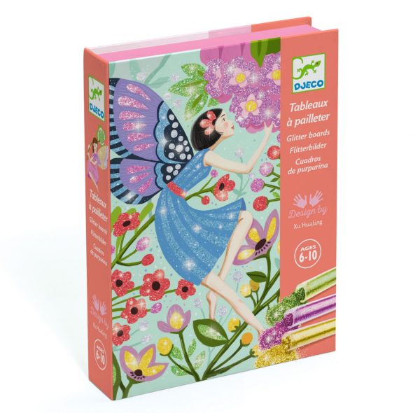 Atelier creativ cu sclipici Zane, Djeco - imaginea 1