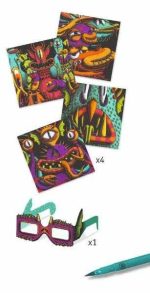 Atelier de colorat 3D Monstruleti simpatici, Djeco - imaginea 2