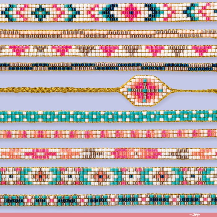 Atelier de confectionat bratari din margele, Djeco - imaginea 5