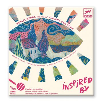 Atelier de razuit Fauvism Inspired by Van Gogh, Djeco - imaginea 1
