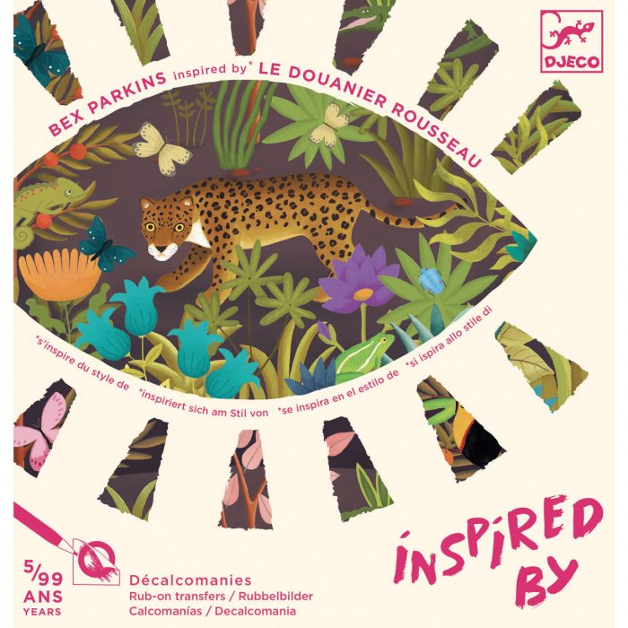 Atelier de transfer Arta naiva Inspired by Le Douanier Rousseau, Djeco - imaginea 2