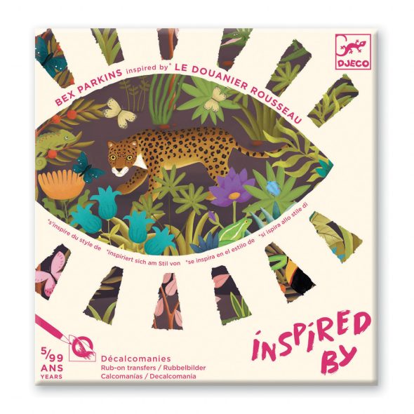 Atelier de transfer Arta naiva Inspired by Le Douanier Rousseau, Djeco - imaginea 1
