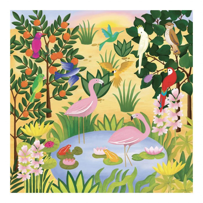 Atelier de transfer Arta naiva Inspired by Le Douanier Rousseau, Djeco - imaginea 5