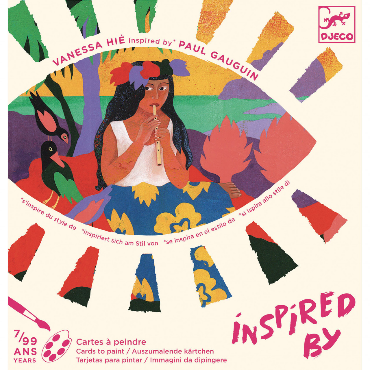 Atelier pictura Post-impresionism Inspired by Paul Gauguin, Djeco - imaginea 1 Atelier pictura Post-impresionism Inspired by Paul Gauguin, Djeco - imaginea 1