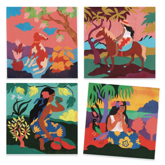 Atelier pictura Post-impresionism Inspired by Paul Gauguin, Djeco - imaginea 2