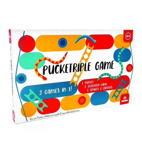 Boardgames 3 in 1 Pucketriple, Svoora - imaginea 1