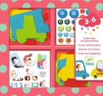 Colaje cu fetru Iubesc masinile, Djeco - imaginea 2 Colaje cu fetru Iubesc masinile, Djeco - imaginea 2