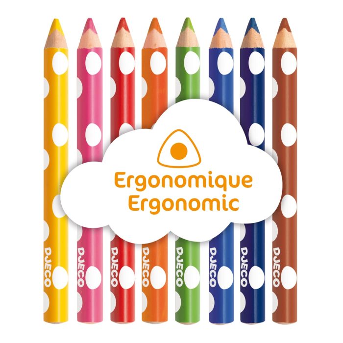 Creioane colorate pentru bebe, Djeco - imaginea 3