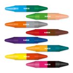 Creioane de colorat duble, Djeco - imaginea 2 Creioane de colorat duble, Djeco - imaginea 2