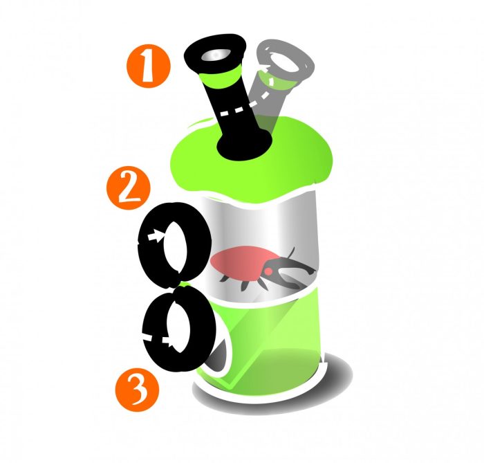 Cutie cu lupa si microscop pentru observarea insectelor, Navir - imaginea 5