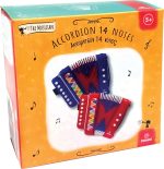 Instrument muzical acordeon albastru - imaginea 2