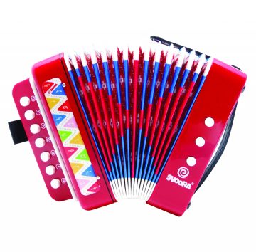 Instrument muzical acordeon rosu, Svoora - imaginea 1
