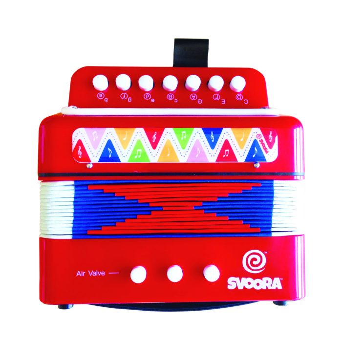 Instrument muzical acordeon rosu, Svoora - imaginea 4