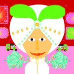 Joc creativ colaje Portrete, Djeco - imaginea 3