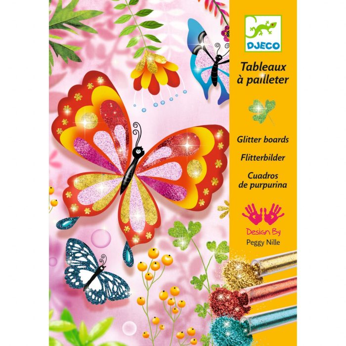 Joc creativ cu sclipici Fluturi, Djeco - imaginea 2