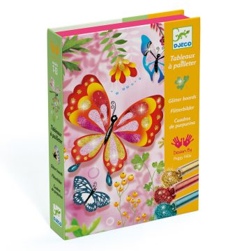 Joc creativ cu sclipici Fluturi, Djeco - imaginea 1
