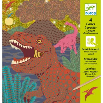 Joc creativ de razuit Dinozauri, Djeco - imaginea 1