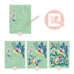 Joc creativ de razuit Flori in gradina, Djeco - imaginea 3