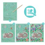 Joc creativ de razuit Intalniri in gradina, Djeco - imaginea 3