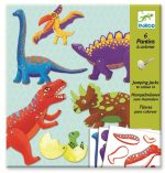 Joc creativ Dinozauri in miscare, Djeco - imaginea 1 Joc creativ Dinozauri in miscare, Djeco - imaginea 1