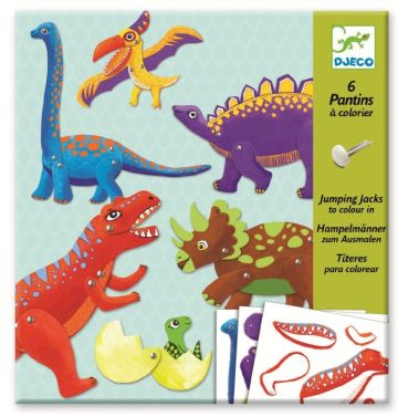 Joc creativ Dinozauri in miscare, Djeco - imaginea 1