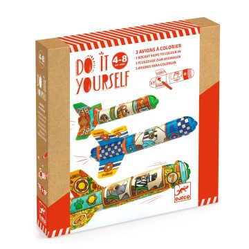 Joc creativ DIY Avioane, Djeco - imaginea 1