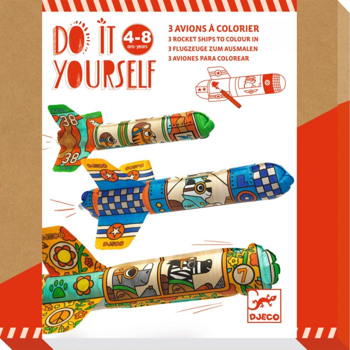Joc creativ DIY Avioane, Djeco - imaginea 4