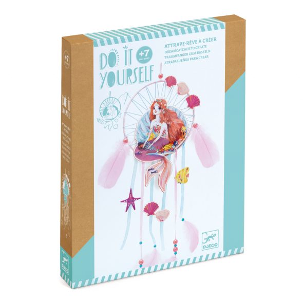 Joc creativ DIY Dreamcatcher sirena, Djeco - imaginea 1
