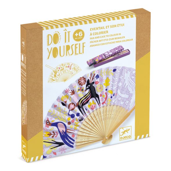 Joc creativ DIY Evantai Frumusetea padurii, Djeco - imaginea 1