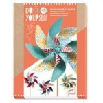 Joc creativ DIY Moristi de vant model cu flori, Djeco - imagine 2